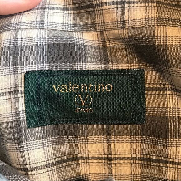 Valentino jeans plaid shirt - Picture 4 of 6